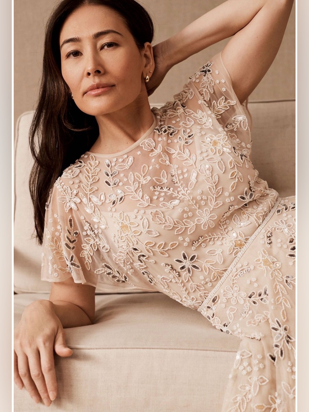 BHLDN x Mac Duggal Evonna Dress     Gown US 6 / UK 10 NWT